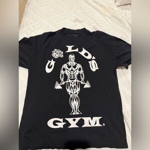 DARC SPORT GOLDS GYM “PREMIUM ” OVERSIZED” TEE WHITE